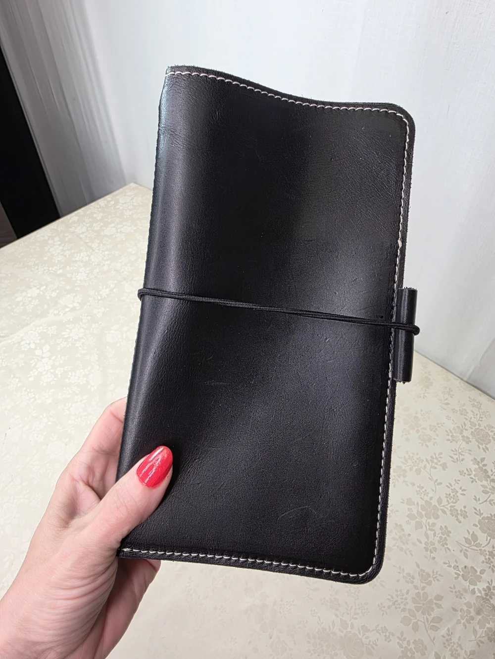 Black Leather Organizer Journal